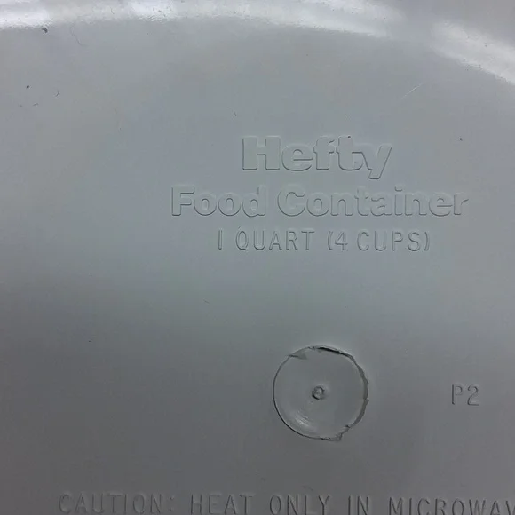 Vintage Hefty Floral Flower Leftover Food Containers Plastic With Lids 4pc Set. - Picture 2 of 9